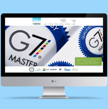 Colortec Website Design